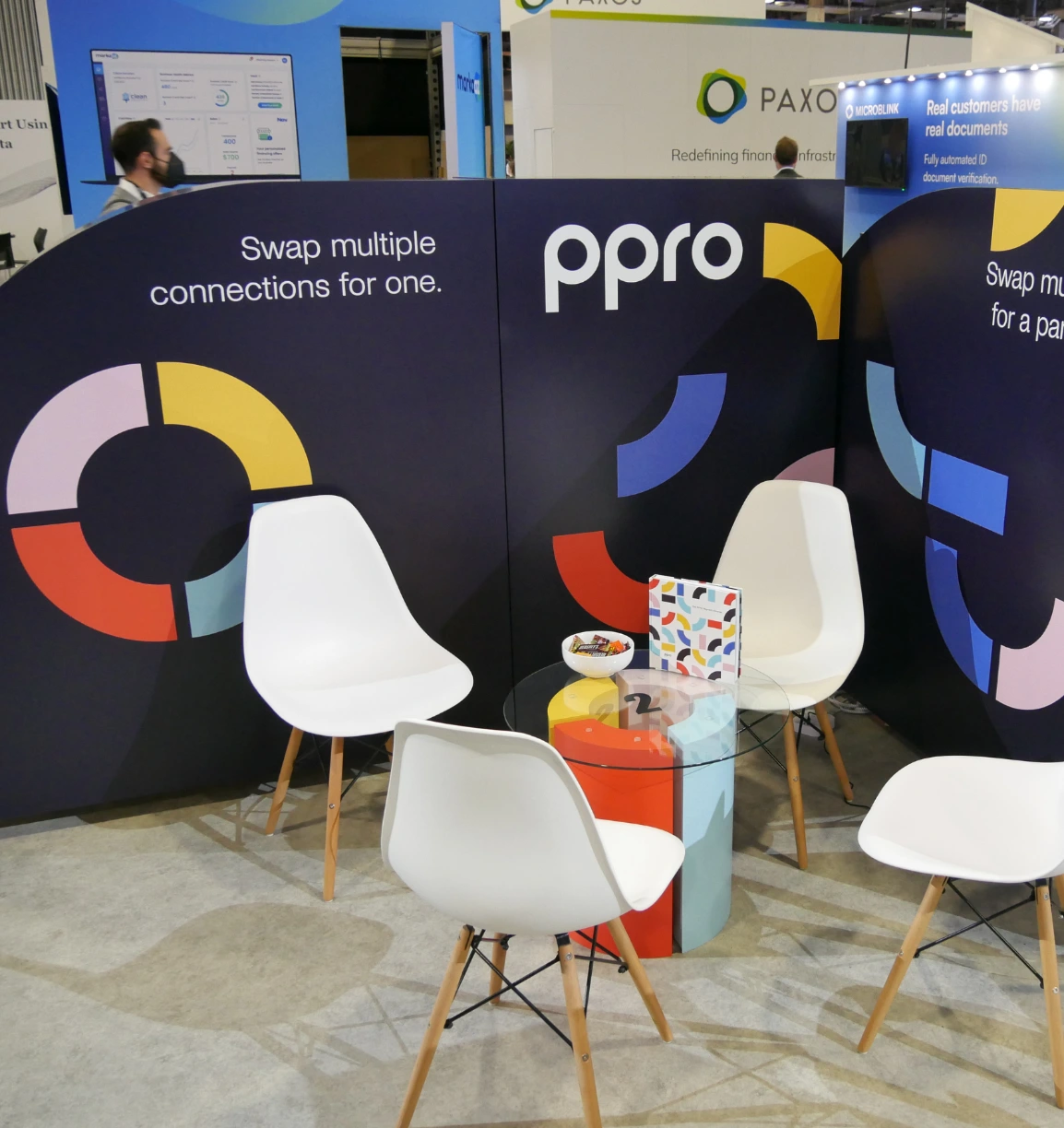 Custom exhibits for ppro at money 20/20 in Las Vegas
