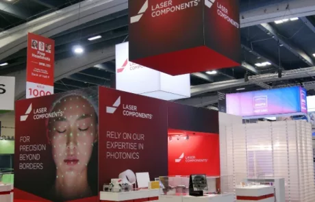 LaserComponents-Spie-2023 Trade Show Booth Laser Components at SPIE 2023 in San Francisco