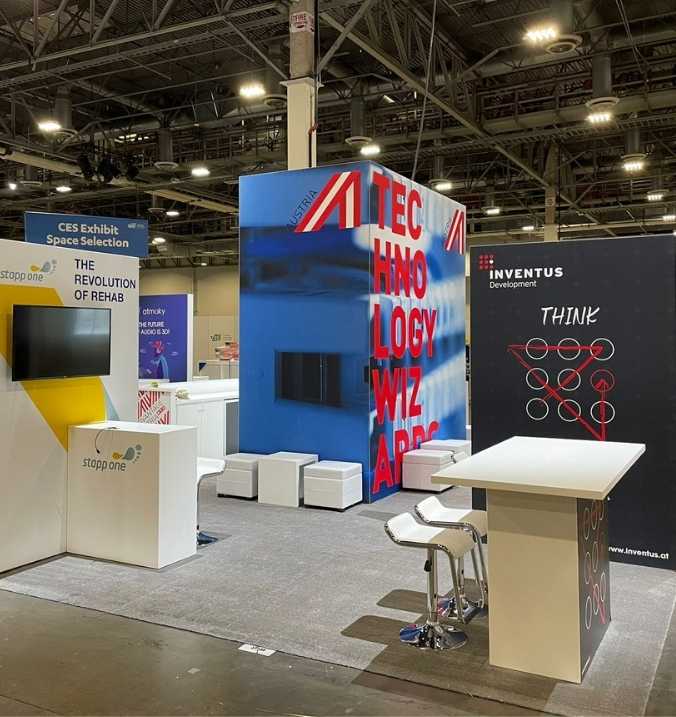 MMU_Portfolio_Austria Pavilion_676x717px_01 Trade Show Pavilion Austria at CES in Las Vegas 2022