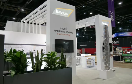 Bavius_MMU_Livedesign_2024 MMU Trade show boot at imts