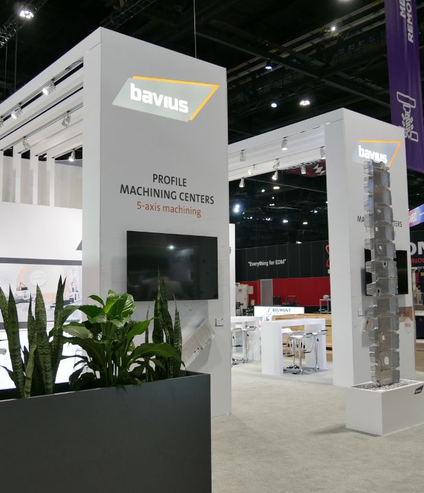 Trade Show booth Bavius at IMTS