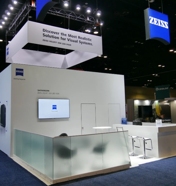 Zeiss booth building USA