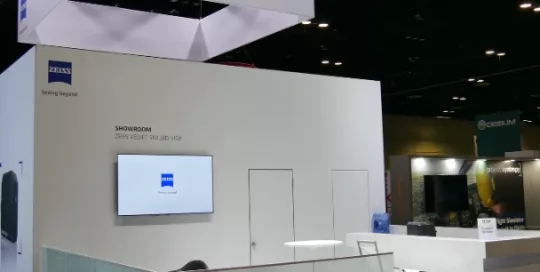 Zeiss Standbau in den USA